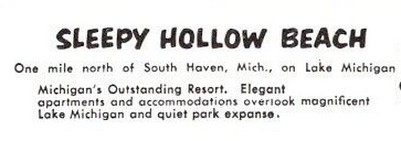 Sleepy Hollow Resort - Vintage Postcard